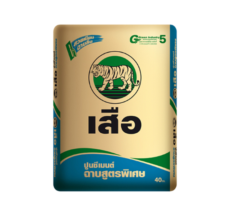 ปูนเสือพลัสสูตรพิเศษ ชนิดฉาบ 40 กก.