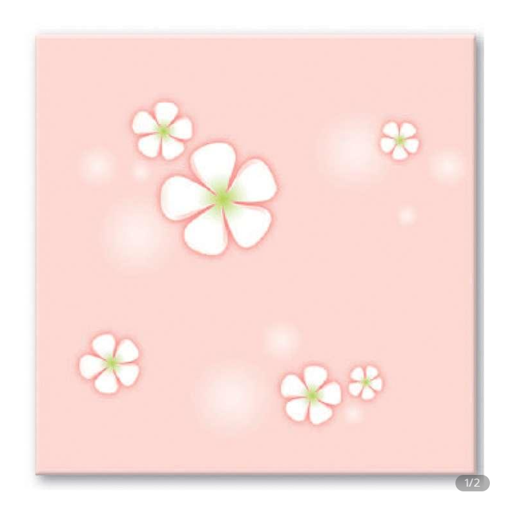 แผ่นฝ้าทีบาร์ พิมพ์ลาย ตราช้าง (เปเปอร์ทัช) ลายลีลาวดี