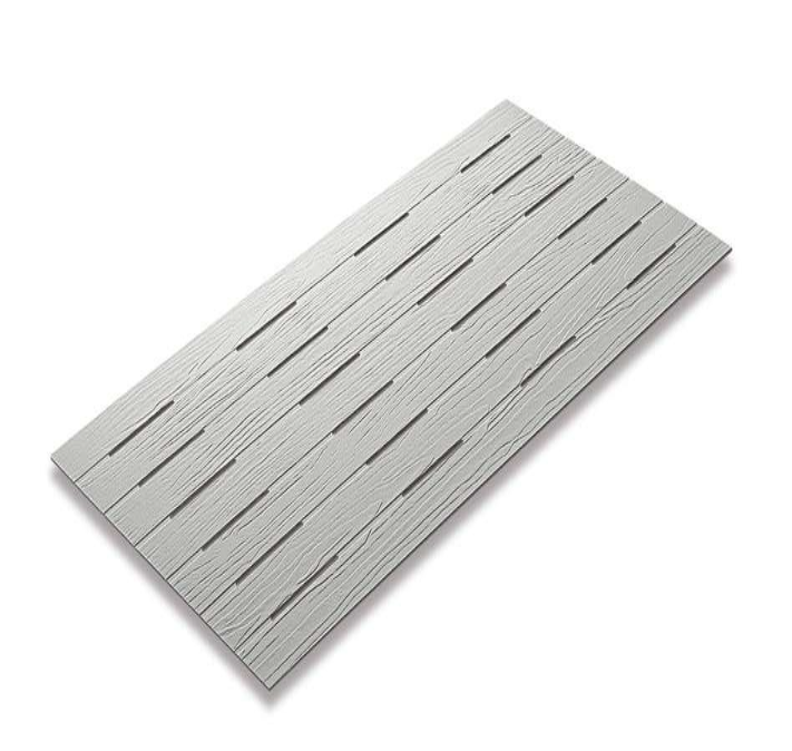 ฝ้าสมาร์ทบอร์ด เอสซีจี รุ่นลายไม้ระบายอากาศ ขนาด 60X120X0.4 ซม. สีซีเมนต์