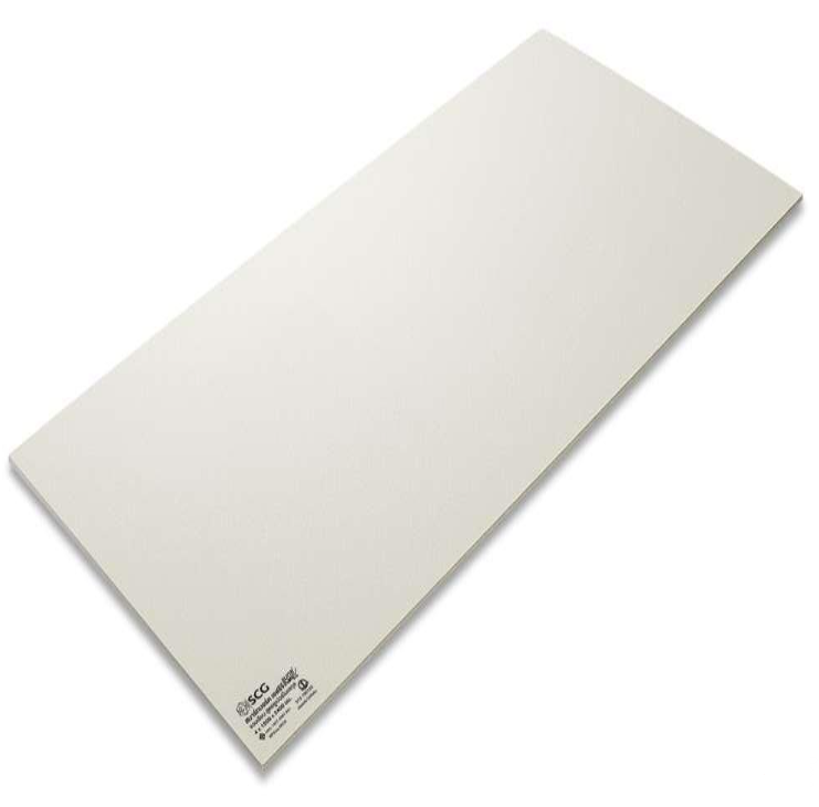 ฝ้าสมาร์ทบอร์ด เอสซีจี รุ่นขอบเรียบ ขนาด 120X240X0.4 ซม. สีซีเมนต์