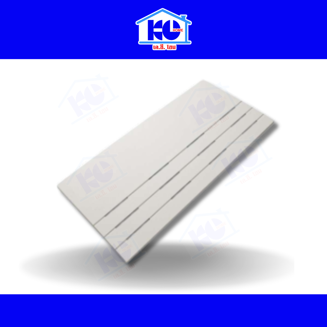 สมาร์ทบอร์ด เอสซีจี รุ่นเซาะร่องระบายอากาศครึ่งแผ่น ขนาด 60x120x0.4 ซม. สีซีเมนต์