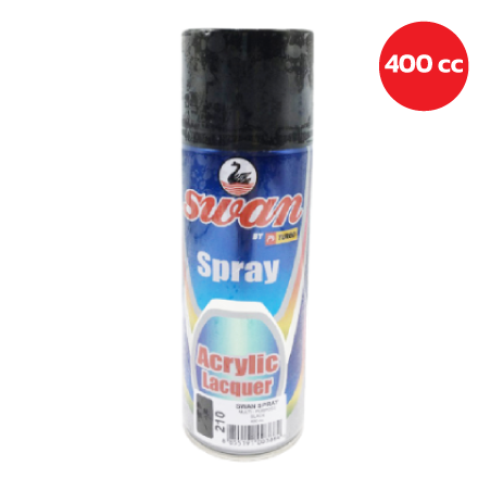 สีสเปรย์ SWAN  สีดำเงา