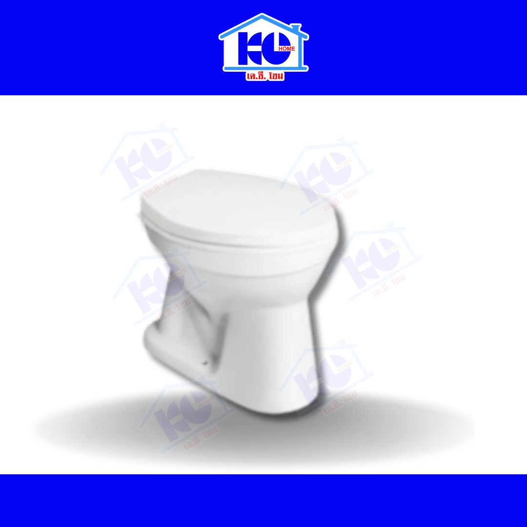 นั่งราบ สีขาว-ฝาปิดนุ่มนวล AsiaTic Ms3900