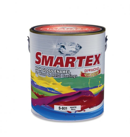 สีเคลือบเงา SMARTEX สีเขียว