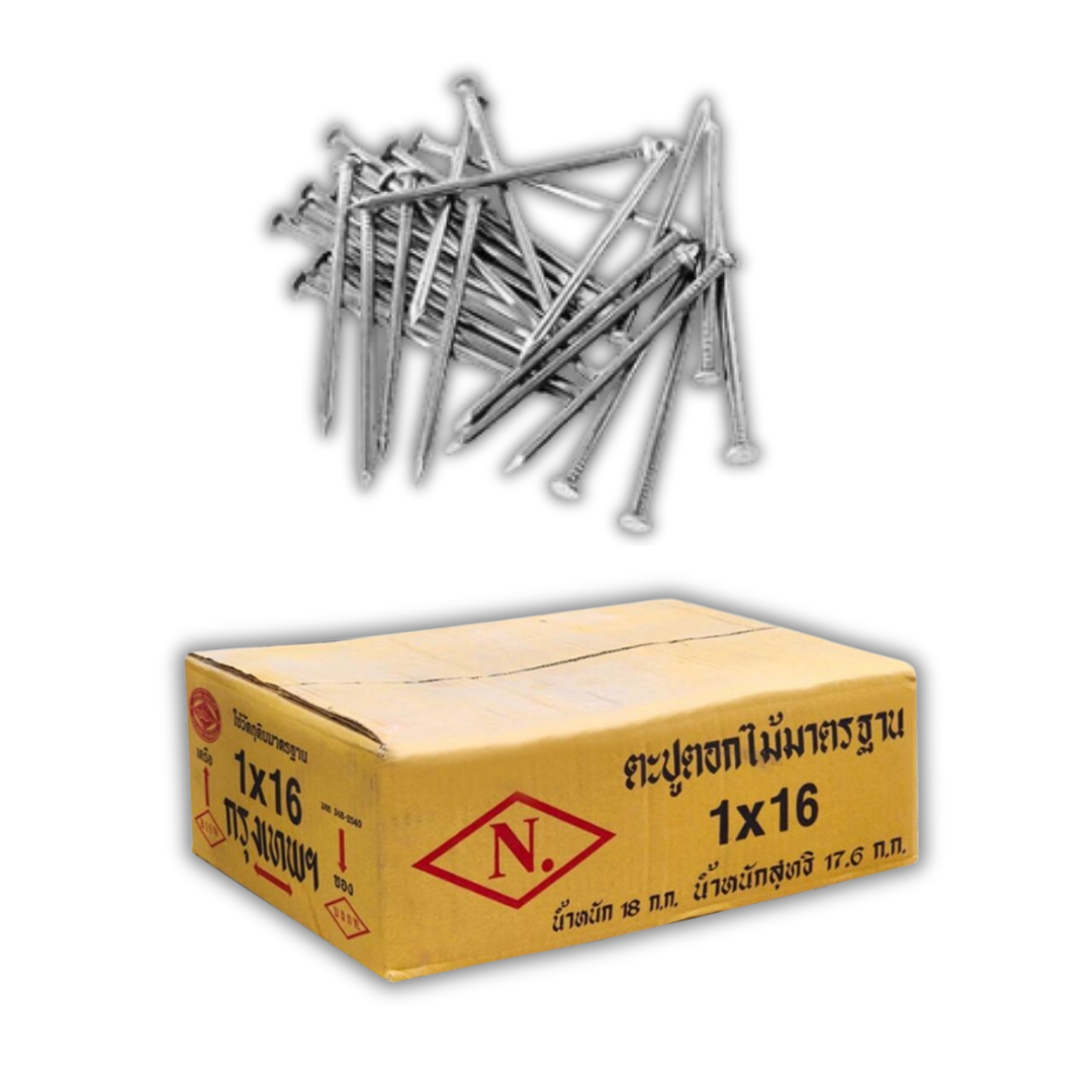 ตะปู 1 1/2x14 ตรากรุงเทพ 18 กก.