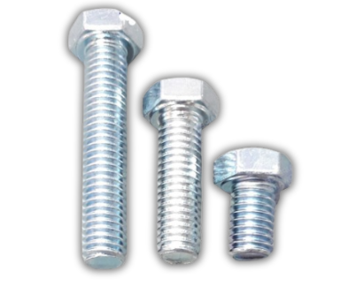 น็อตหัวเหลี่ยมเกลียวตลอด 1/2x3 ชุบ/ตัว