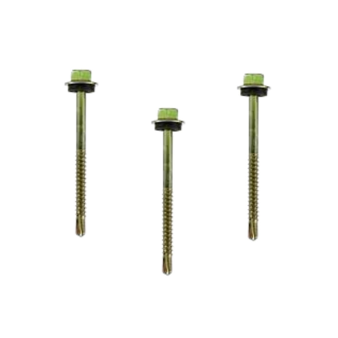 สกรูยึดกระเบื้องลอนลูกฟูก ขนาด 10x65 มม.