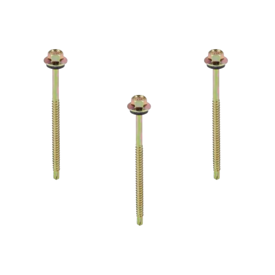 สกรูลอนคู่ (แปเหล็ก) ขนาด 10x79 มม.