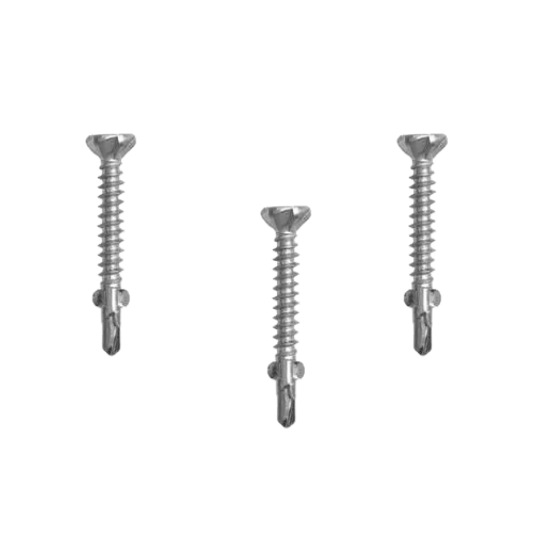 สกรูไม้ฝา (มีปีก) ขนาด 7x32 มม. บรรจุกล่อง 250 ตัว