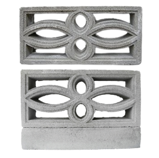 อิฐช่องลม ลายหูกระต่าย