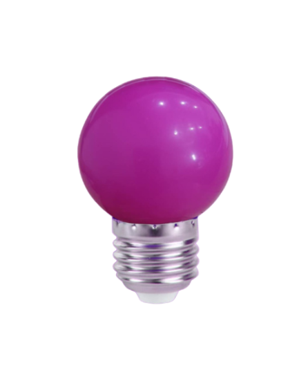 หลอดแอลอีดีปิงปองBulb 3W สีม่วง Purple