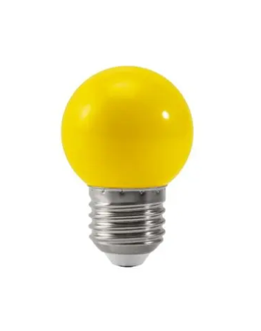 หลอดแอลอีดีปิงปอง Bulb 3W สีเหลือง Yellow