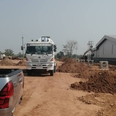 เท หน้างาน บ้านหนองบัวสะอาด 18 มีนาคม 2569