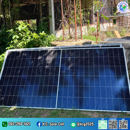 อีกหนึ่งผลงานติดตั้ง “ปั๊มน้ำโซลาร์เซลล์” จาก K.C. Solar Cell